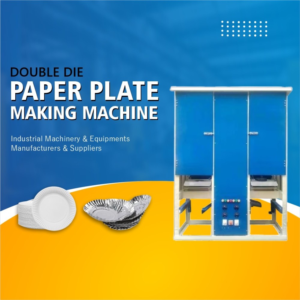Double Die Paper Plate Machine