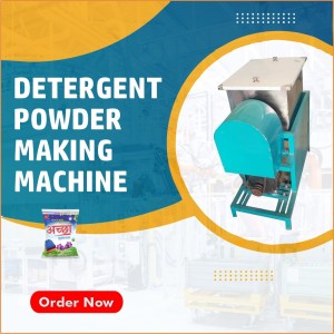 Detergent powder mixer machine