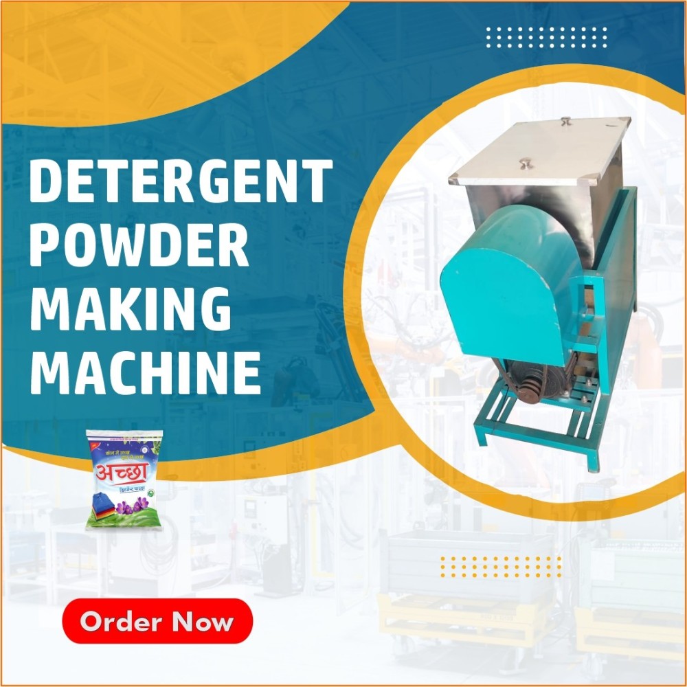 Detergent powder mixer machine