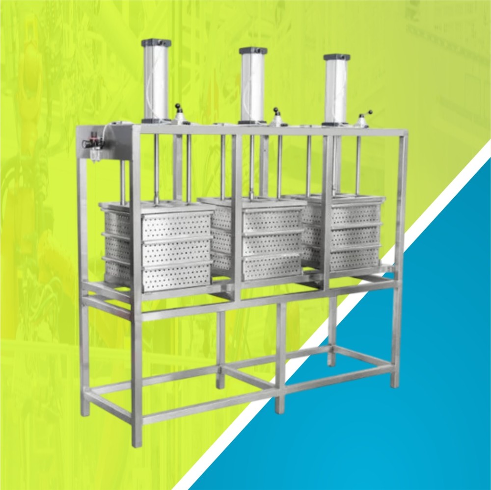 Automatic paneer press machine