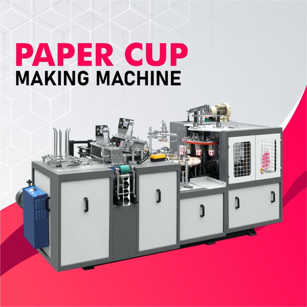 Paper cup making machine
